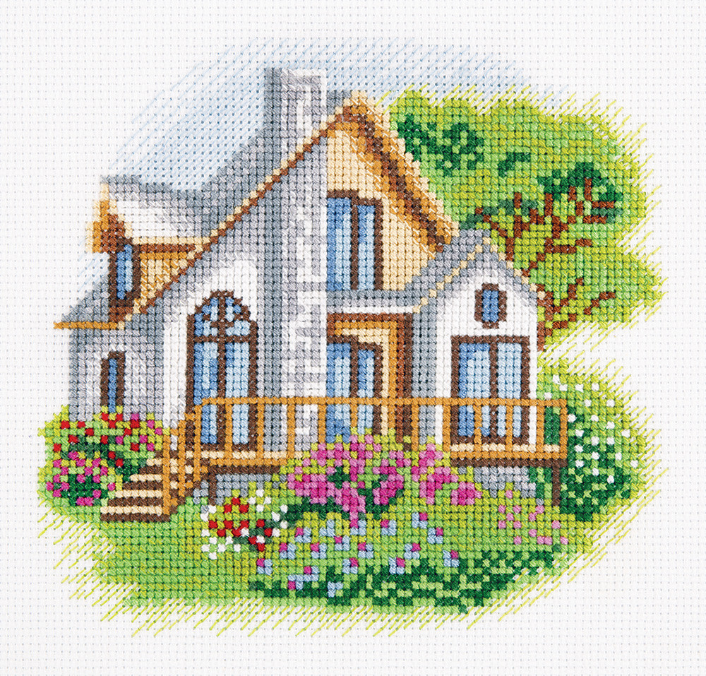 Купить схему дома. Домики Кларт" вышивка. Вышивка крестом домики. Вышивка крестиком домик. Крестик в домике.