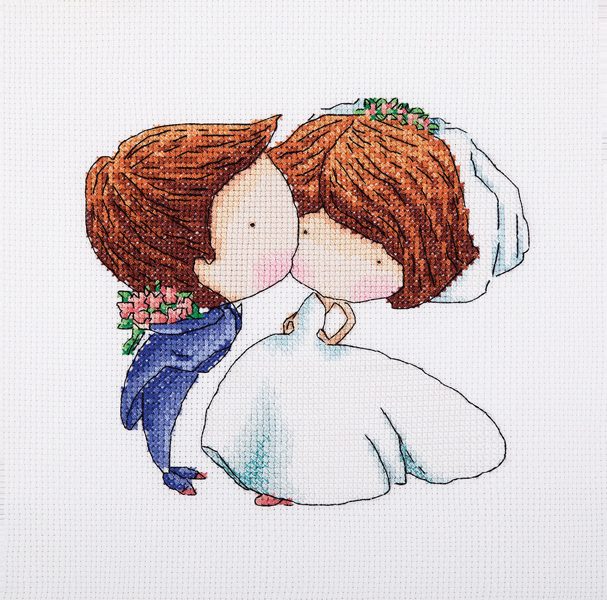 Схема вышивки поцелуя. Кларт поцелуй нежности 8-198. Klart наборы для вышивания крестом. Вышивка крестиком Кларт. Вышивка крестом наборы Кларт.
