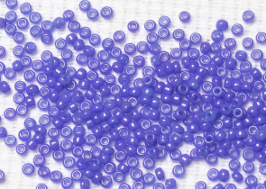 Бисер Япония MIYUKI Seed Beads 15/0 100г 1486 окрашенный яркий фиолетовый непрозрачный — фото 2