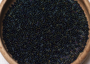 Бисер Япония MIYUKI Seed Beads 15/0 5г 0452 синий ирис металлизированный — фото 5