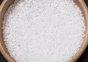 Бисер Япония MIYUKI Seed Beads 15/0 100г 0284 кристалл радужный белая линия внутри — фото 4