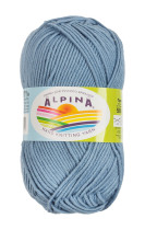 Пряжа ALPINA " MISTY" 70% хлопок, 30% шерсть 10 * 50г 105 м №13 св. синий. Цена за упаковку 10 шт — фото 1