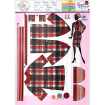 Набор для шитья " DressYourDoll" Одежда для кукол №2 S213- 0610 Judy Red/ Black — фото 2
