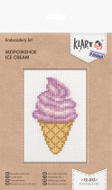 " Klart" набор для вышивания 12- 013 " Мороженое" 8 х 11. 5 см — фото 2