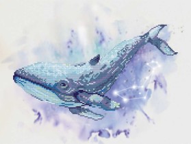 Кристальная ( алмазная) мозаика  " ФРЕЯ" ALVR- 134 " Кит" 40 х 30 см — фото 1
