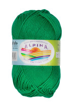 Пряжа ALPINA "ANABEL" 100% мерсеризованный хлопок 10 * 50г 120 м №015 яр.зелёный. Цена за упаковку 10 шт — фото 1