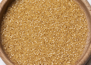 Бисер Япония MIYUKI Seed Beads 15/0 100г 0003F золотой серебряная линия внутри — фото 5