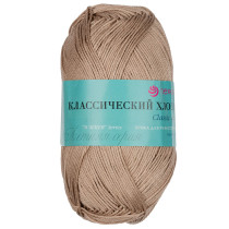 Пряжа Пехорская ПТ " Классический хлопок" 100% мерсеризованный хлопок 100 г 250 м №003 св. бежевый. Цена за упаковку 5 шт — фото 1