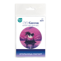 " Gamma" BEM Игольница- магнит в пакете с еврослотом №15 Необитаемый остров — фото 1