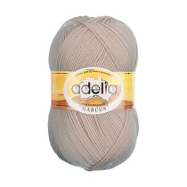 Пряжа ADELIA " MARCUS" 60% полиэстер, 40% шерсть 5 * 100 г 375 м №13 бежевый. Цена за упаковку 5 шт — фото 1