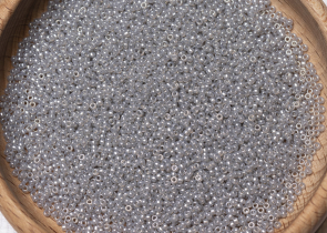Бисер Япония MIYUKI Seed Beads 15/0 100г 0526 серебристо-серый цейлон — фото 5
