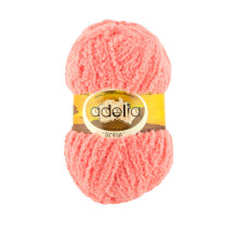 Пряжа ADELIA " SOFIA" 100% полиэстер 10 * 50г 90 м №17 розовый. Цена за упаковку 10 шт — фото 1