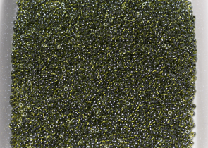 Бисер Япония MIYUKI Seed Beads 15/0 5г 1816 шартрез черная линия внутри — фото 4