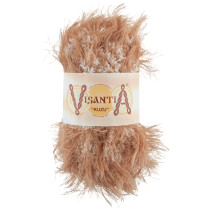 Пряжа VISANTIA " KUZU" 70% полиэстер, 30% нейлон 5 * 100 г 55 м №02 св. розовый. Цена за упаковку 5 шт — фото 2