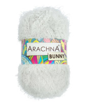 Пряжа ARACHNA "BUNNY" 100% микрополиэстер 5 * 100 г 110 м №76 св.серый. Цена за упаковку 5 шт — фото 1