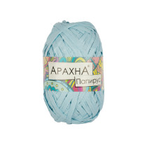 Пряжа ARACHNA " Papyrus" 100% целлюлоза 10 * 40 г ± 3 г 50 м №05 голубой. Цена за упаковку 10 шт — фото 1