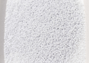 Бисер Япония MIYUKI Seed Beads 15/0 100г 2026 бледно-голубой серый непрозрачный матовый — фото 4