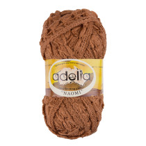 Пряжа ADELIA " NAOMI" 100% акрил 5 * 100 г 24 м №16 коричневый. Цена за упаковку 5 шт — фото 1