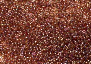 Бисер Япония MIYUKI Seed Beads 15/0 5г 0257 топаз прозрачный радужный — фото 1