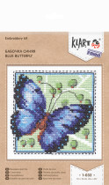" Klart" набор для вышивания 1- 032 " Бабочка синяя"  — фото 2