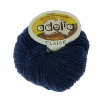 Пряжа ADELIA " CLAIRE" 50% шерсть, 50% акрил 10 * 50г 138 м №310 джинсовый. Цена за упаковку 10 шт — фото 1