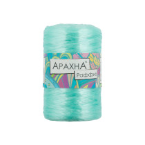 Пряжа ARACHNA " Raffia" 100% полипропилен 5 * 50г ± 10 г 200 м №49 мята. Цена за упаковку 5 шт — фото 1