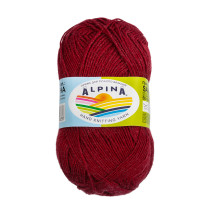 Пряжа ALPINA " SAMANTHA" 75% вискоза, 25% полиэстер 10 * 50г 160 м №02 молочный. Цена за упаковку 10 шт — фото 2