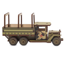" REZARK" ST0394 Серия " Военная техника" Пазл 3D 48 элемент. Грузовик — фото 3
