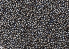Бисер Япония MIYUKI Seed Beads 15/0 5г 2002 серебристо-серый матовый металлизированный — фото 1