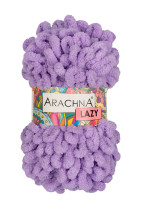 Пряжа ARACHNA "LAZY" 100% микрополиэстер 5 * 100 г 8.5 м №13 св.сиреневый. Цена за упаковку 5 шт — фото 1