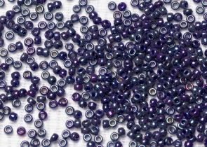 Бисер Япония MIYUKI Seed Beads 15/0 5г 1899 баклажан непрозрачный блестящий — фото 2