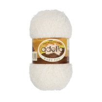 Пряжа ADELIA " BABY TOY" 100% нейлон 10 * 50г 255 м №01 БЕЛЫЙ. Цена за упаковку 10 шт — фото 1
