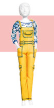 Набор для шитья " DressYourDoll" Одежда для кукол №4 S413- 0503 Tilly Yellow — фото 1