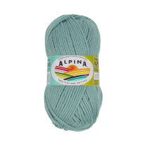 Пряжа ALPINA " ALPACA GRANDE" 65% альпака, 35% мериносовая шерсть 4 * 50г 118 м 08 голубой. Цена за упаковку 4 шт — фото 1