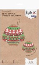 " Klart" набор для вышивания 8- 396 " Свитер с елками"  — фото 2