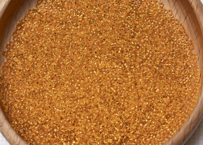 Бисер Япония MIYUKI Seed Beads 15/0 5г 0007 светло-апельсин серебряная линия внутри — фото 5
