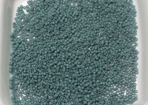 Бисер Япония круглый 11/0 250г 2604F бирюза, матовый Semi Glazed — фото 4