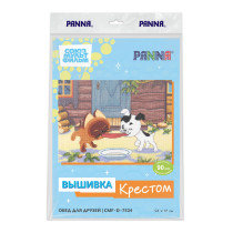 Набор для вышивания " PANNA" CMF- D- 7534 " Обед для друзей" 24 х 17 см — фото 2