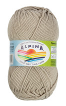 Пряжа ALPINA " NATURE" 100% хлопок 10 * 50г 105 м №002 серо- бежевый. Цена за упаковку 10 шт — фото 1