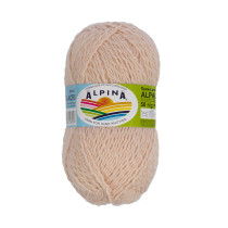 Пряжа ALPINA " ALPACA ACRO" 44% мериносовая шерсть, 38% акрил, 18% альпака 4 * 50г 150 м №09 розово- бежевый. Цена за упаковку 4 шт — фото 1