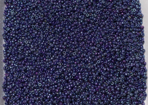 Бисер Япония MIYUKI Seed Beads 15/0 5г 1899 баклажан непрозрачный блестящий — фото 4