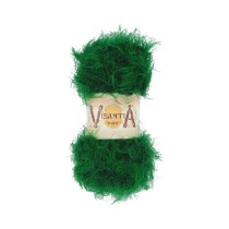 Пряжа VISANTIA " KUZU" 70% полиэстер, 30% нейлон 5 * 100 г 55 м №08 зелёный. Цена за упаковку 5 шт — фото 1
