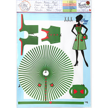 Набор для шитья " DressYourDoll" Одежда для кукол №3 S310- 0303 Peggy Hearts — фото 2