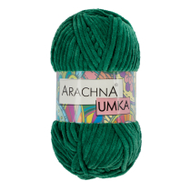 Пряжа ARACHNA "UMKA" 100% полиэстер 5 * 100 г 120 м №26 зеленый. Цена за упаковку 5 шт — фото 1