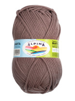 Пряжа ALPINA " MARTA" 100% тактифил 5 * 100 г 120 м №031 серо- коричневый. Цена за упаковку 5 шт — фото 1