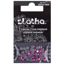 Страз клеевой " Zlatka" ZRTG- 1648 SS16 цветные 3. 9 мм стекло 48 шт в пакете с картонным еврослотом №26 сиреневый ( Amethyst)  — фото 1