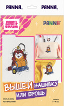 Набор для вышивания " PANNA" Союзмультфильм CMF- JK- 2356 " Кот Василий" 7 х 9 см — фото 2