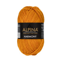 Пряжа ALPINA " HARMONY" 100% мериносовая шерсть 50 г 175 м №13 горчичный. Цена за упаковку 10 шт — фото 1