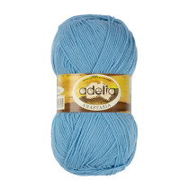 Пряжа ADELIA " ANASTASIA" 100% акрил 5 * 100 г 330 м №10 голубой. Цена за упаковку 5 шт — фото 1