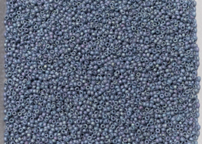 Бисер Япония MIYUKI Seed Beads 15/0 100г 2030 стальной синий блестящий матовый металлизированный — фото 4